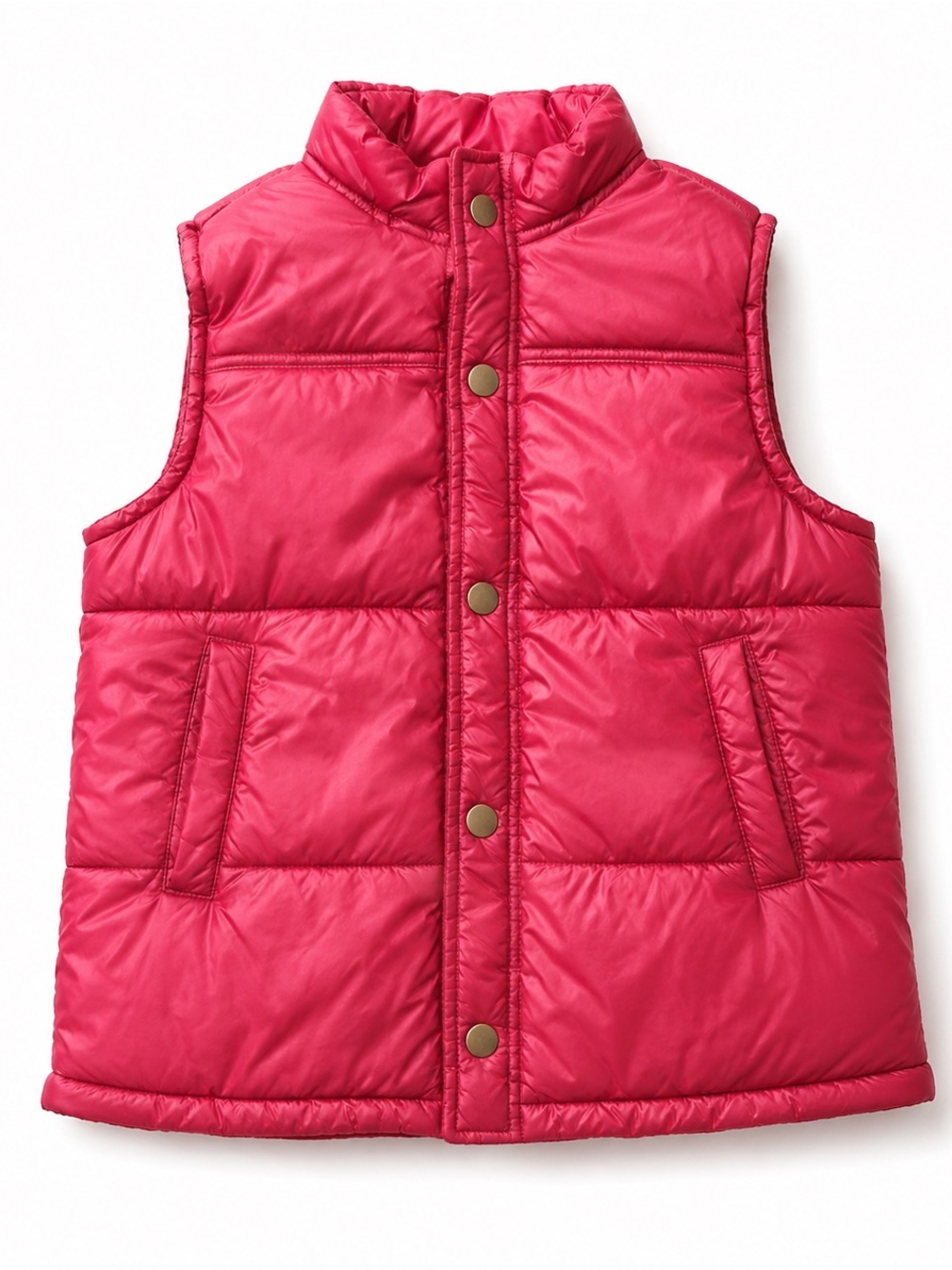 Lucky Kid Red Puffer Vest 5T Quilted Winter Layer
. C